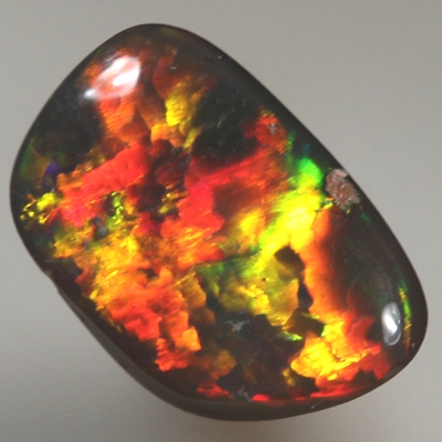 SOLID SEMI BLACK OPAL Very Bright 5/5 rolling flashes